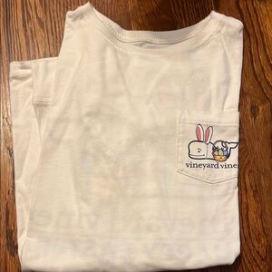 Vineyard Vines Kids White Graphic Tee